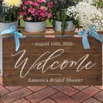 Create the Perfect Flower Bar with a Personalized Board & Brush Sign